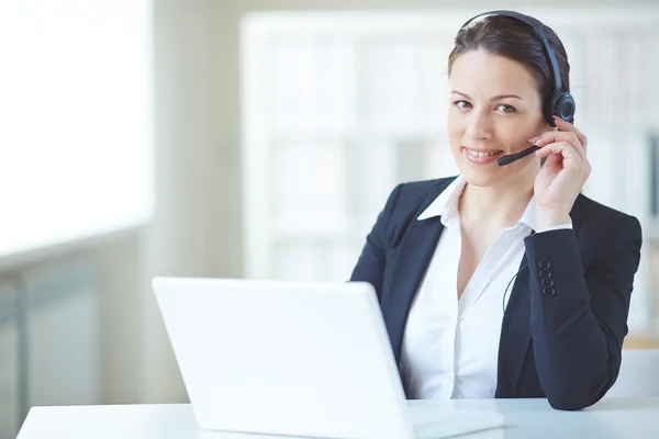 Customer support representative — Stock Photo, Image