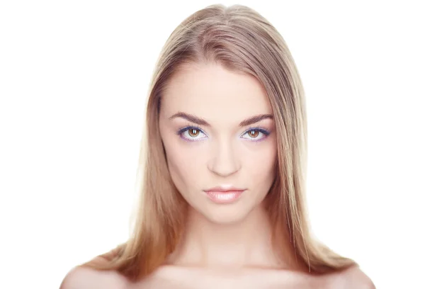 Hübsche Frau mit Make-up — Stockfoto