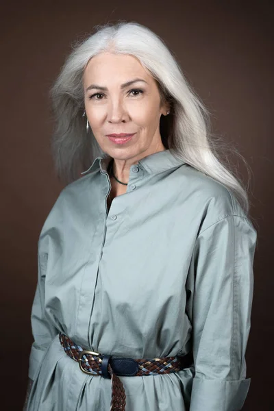 Beautiful senior woman portrait — Stock Photo, Image