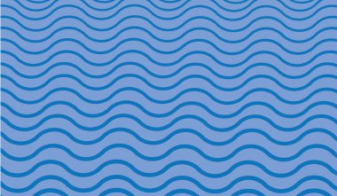 Mavi dalgalı kusursuz desen.