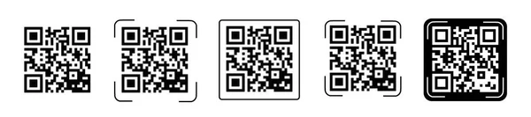 Scan Code Icon Digital Scanning Code Code Scan Smartphone Code — Vetor de Stock