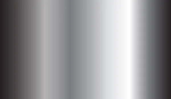 银色背景和箔的纹理 光泽和金属的钢制梯度模板 刷不锈钢图案 — 图库矢量图片