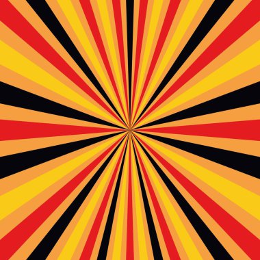 Sunbeams: colored rays background, vector