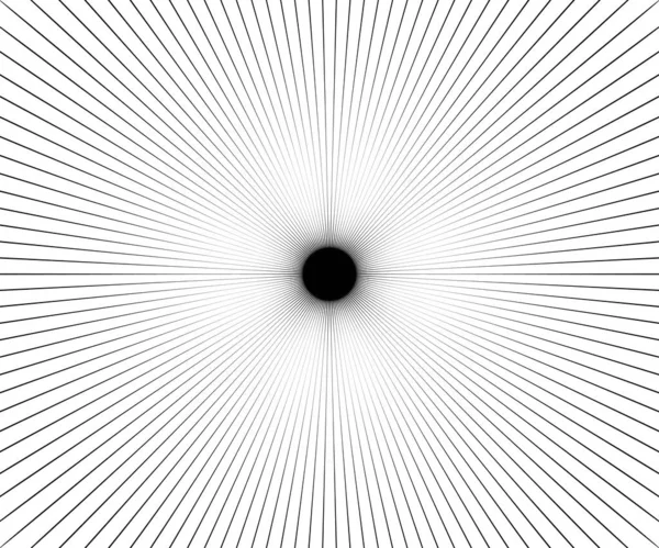 Винтажные Солнечные Вспышки Форме Линий Линейный Радиальный Всплеск Ретро Солнце — стоковый вектор