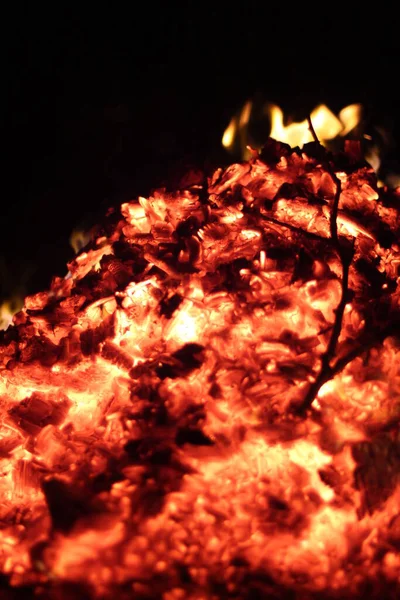 Огонь Пламя Черном Фоне Фон Дизайнеров Цвета Ада Абстрактная Огненная — стоковое фото