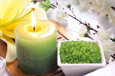 portre görünümünde spa aksesuarları