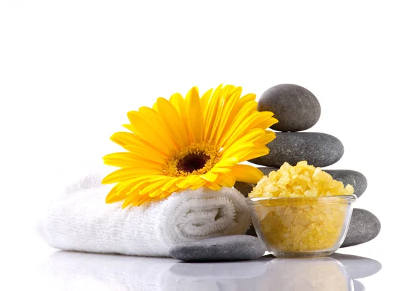 Spa accessories and flower — Stock Photo, Image