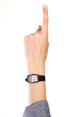 işaret eden bir ele