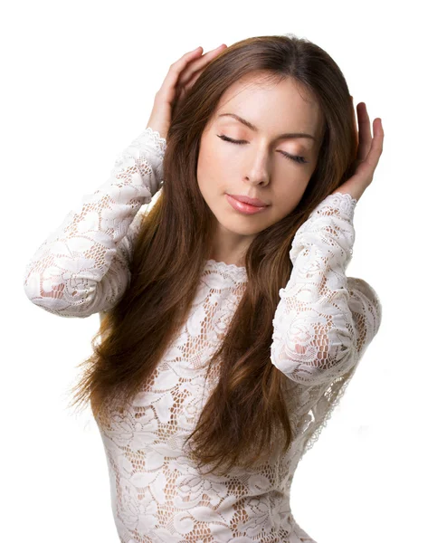 Portrait of elegance young woman — Stock Photo, Image