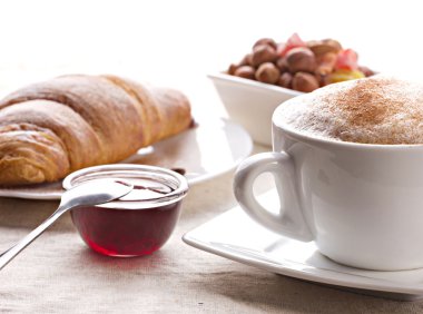 kahve krem ve snack