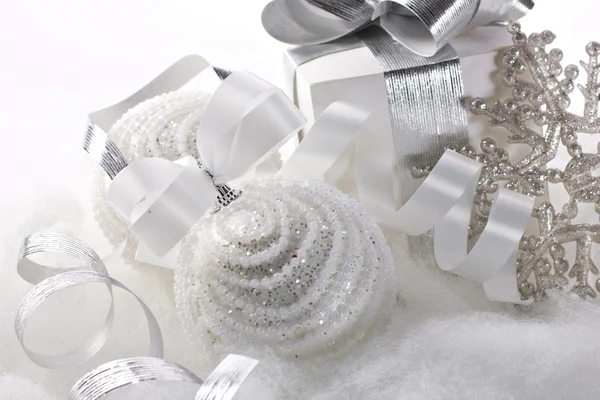 Closeup view of Christmas decorations — Stock Photo, Image