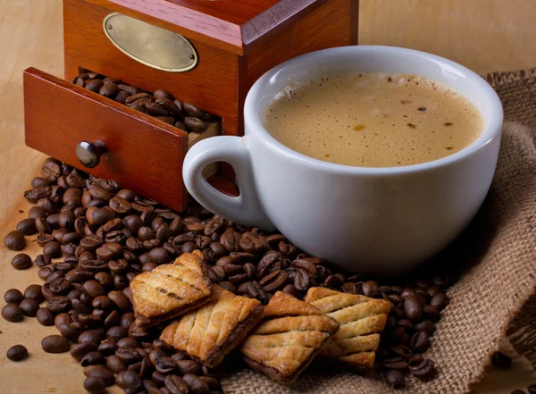 Koffie ontbijt — Stockfoto