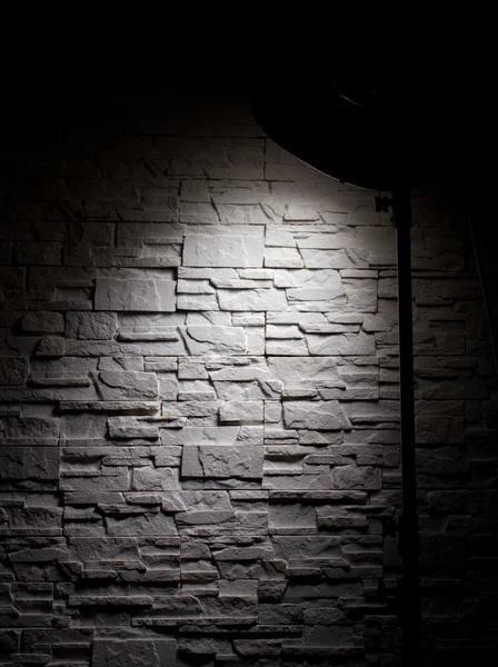 Wall and lamp — Stock Photo, Image