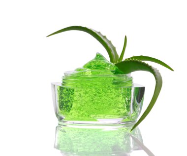 green gel and aloe clipart