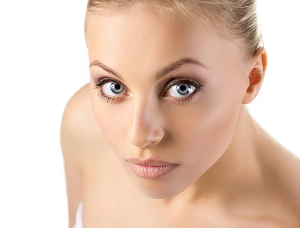 Closeup portrait of a beautiful girl — Stock Photo, Image