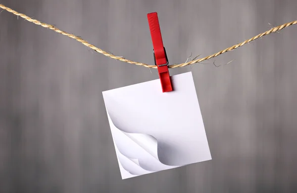Notebook hanging on rope — Stock Photo, Image