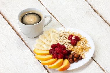 hafif kahvaltı kahve ile