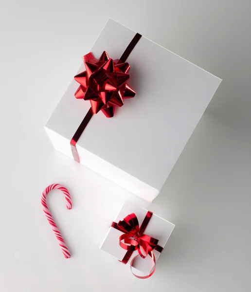 Cajas de regalo y caña de azúcar —  Fotos de Stock