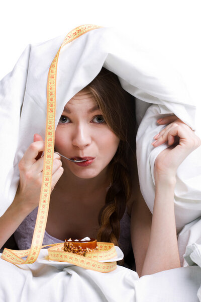 молодая красотка на диете
