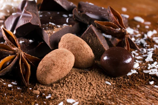 Surtido de chocolate — Foto de Stock