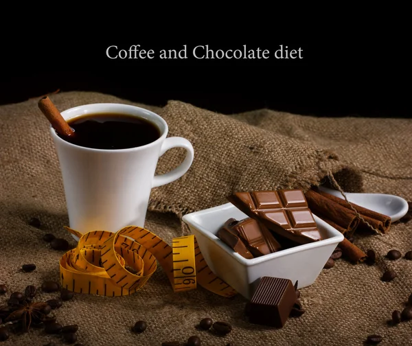Calorierijke dietting concept — Stockfoto