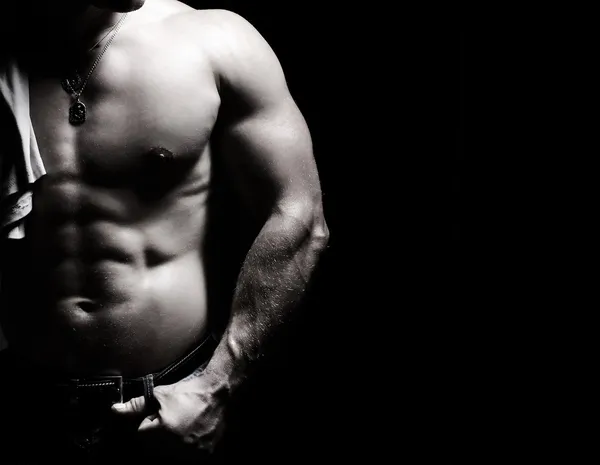 Bodybuilder uomo — Foto Stock