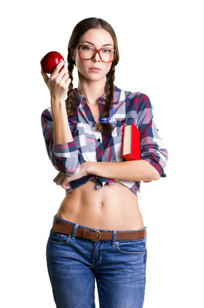 Portrait of the teen girl — Stock Photo, Image