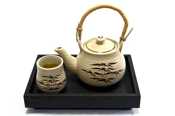 茶壶和茶杯 — 图库照片