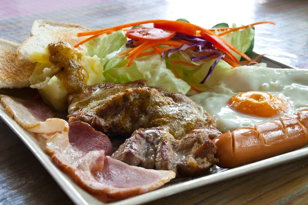 Schweinesteak. — Stockfoto