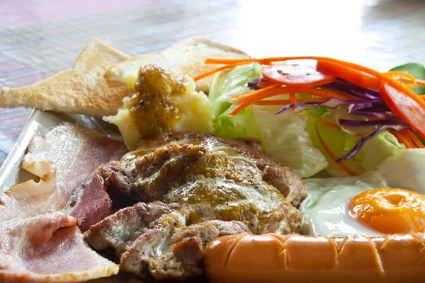 Schweinesteak. — Stockfoto