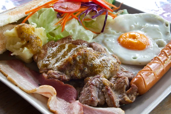 Schweinesteak. — Stockfoto