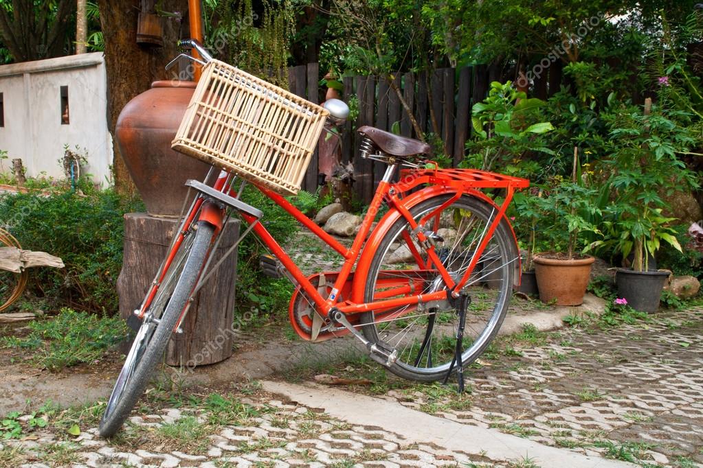 old red bike