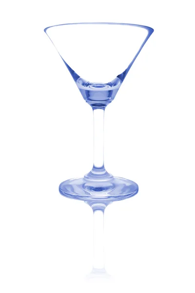 Taça de vidro azul — Fotografia de Stock