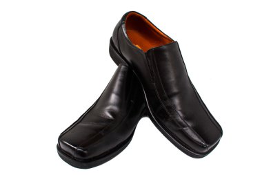 siyah deri ayakkabı