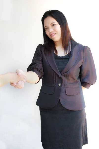 Businesswoman handshake. — Stock Photo, Image