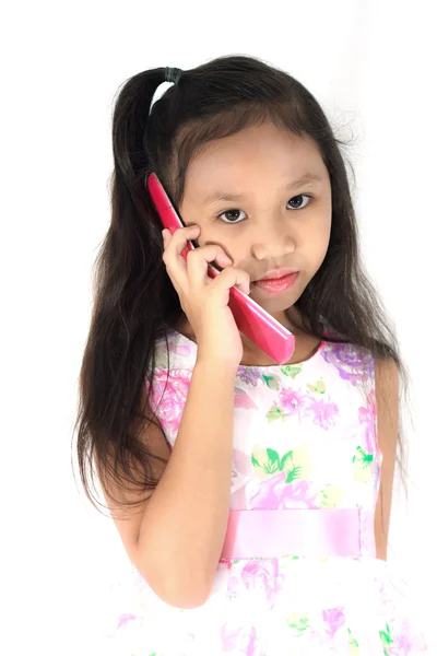Criança telefone móvel — Fotografia de Stock