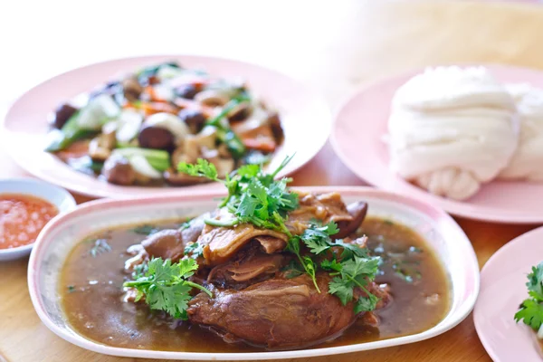 Pork leg stew — Stock Photo, Image