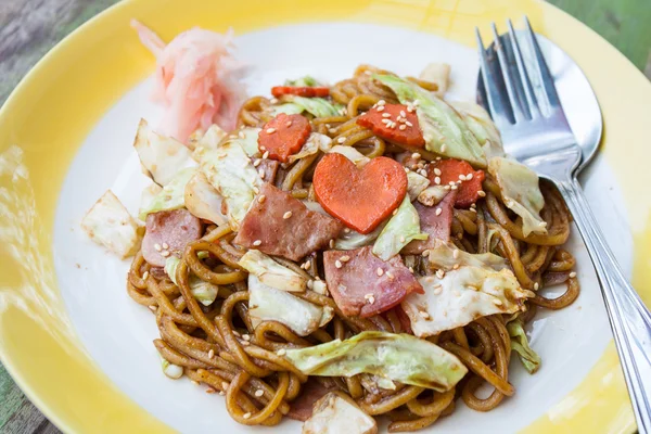 Noodle yakisoba — Stock Photo, Image