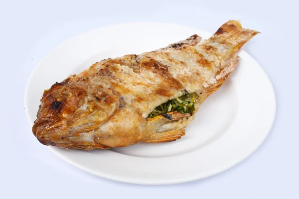 Red tilapia grill — Stock Photo, Image