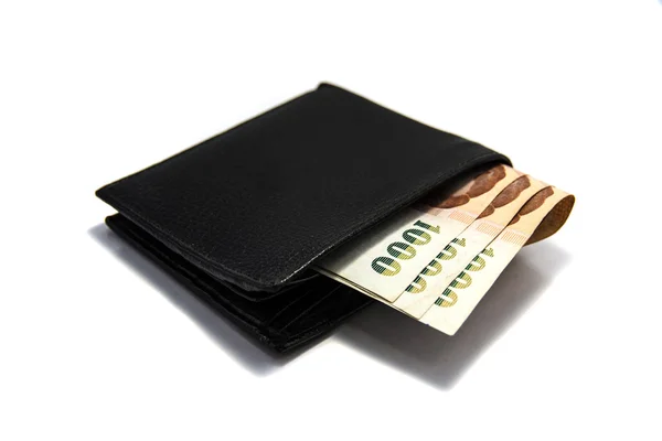 Wallet black — Stock Photo, Image