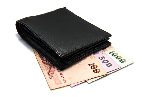 Wallet black — Stock Photo, Image