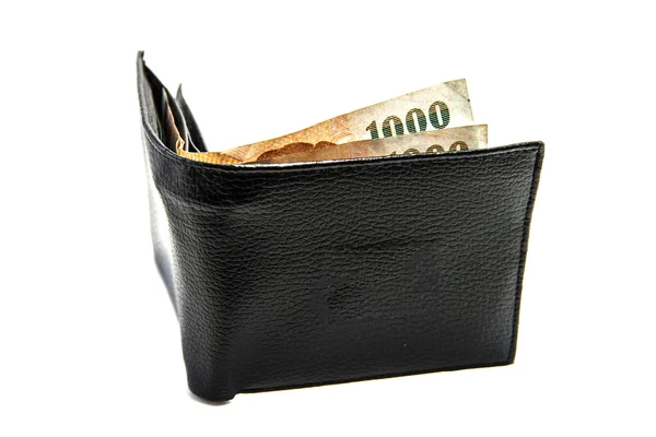 Wallet black — Stock Photo, Image