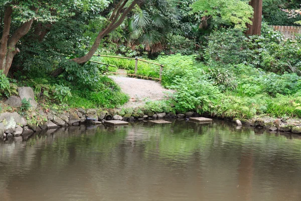 Japanse stijl tuin — Stockfoto