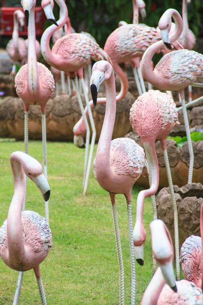 Statue de flamant rose — Photo