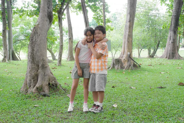 Felice e verde — Foto Stock