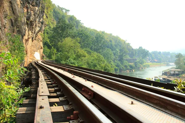 Смертельная железная дорога — стоковое фото
