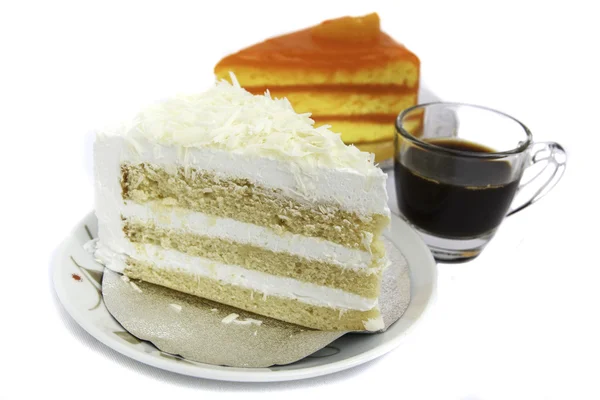 White Chocolate cake — Stock Photo, Image