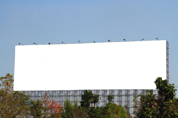 Blank billboard — Stock Photo, Image