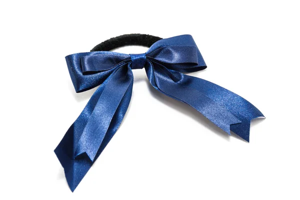 Blue bow — Stock Photo, Image