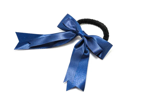 Blue bow — Stock Photo, Image